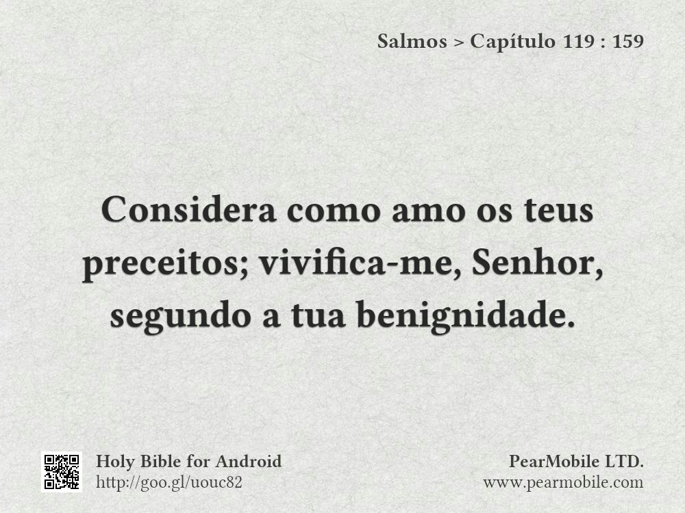 Salmos, Capítulo 119:159
